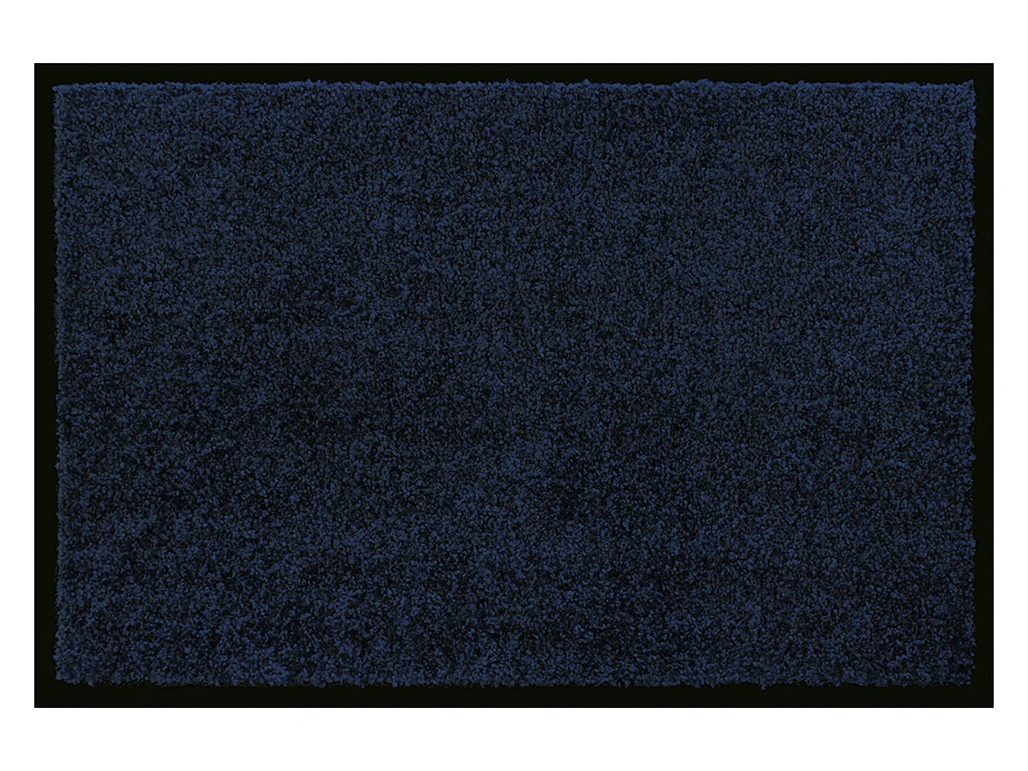 Tapis anti-poussière en polyamide coloris indigo - Dim : 135 x 200 cm
