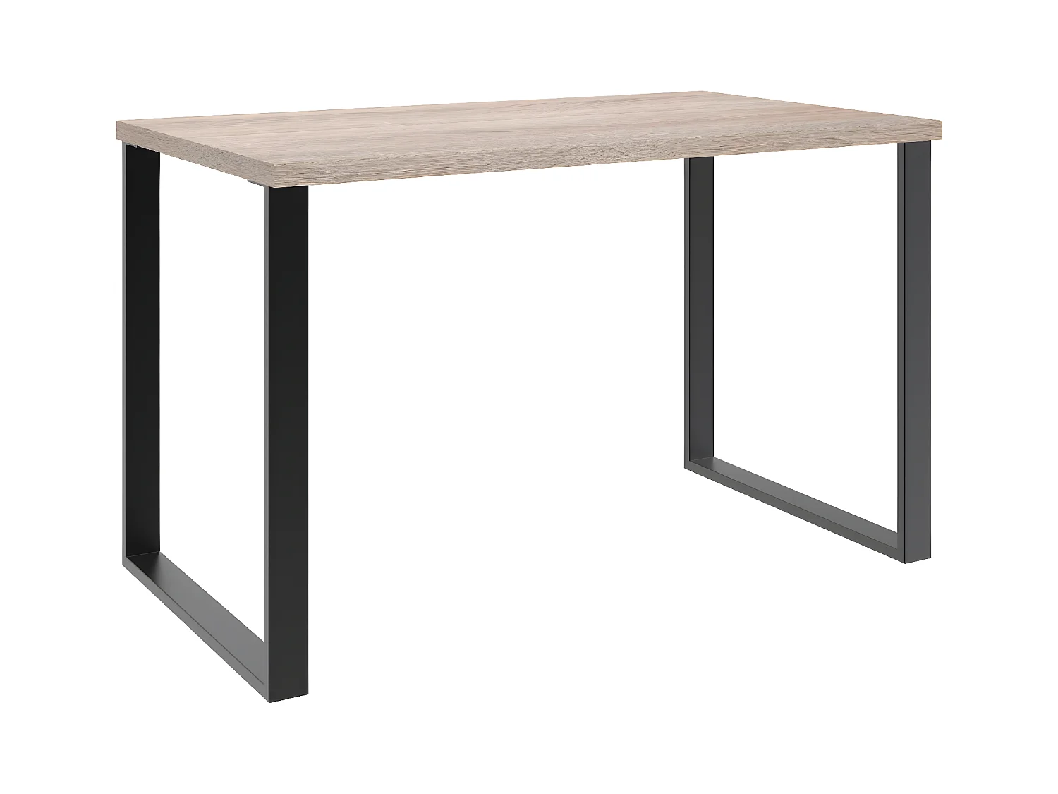 Meuble de bureau coloris Imitation chêne - Longueur 120 x Hauteur 75 x Profondeur 70 cm
