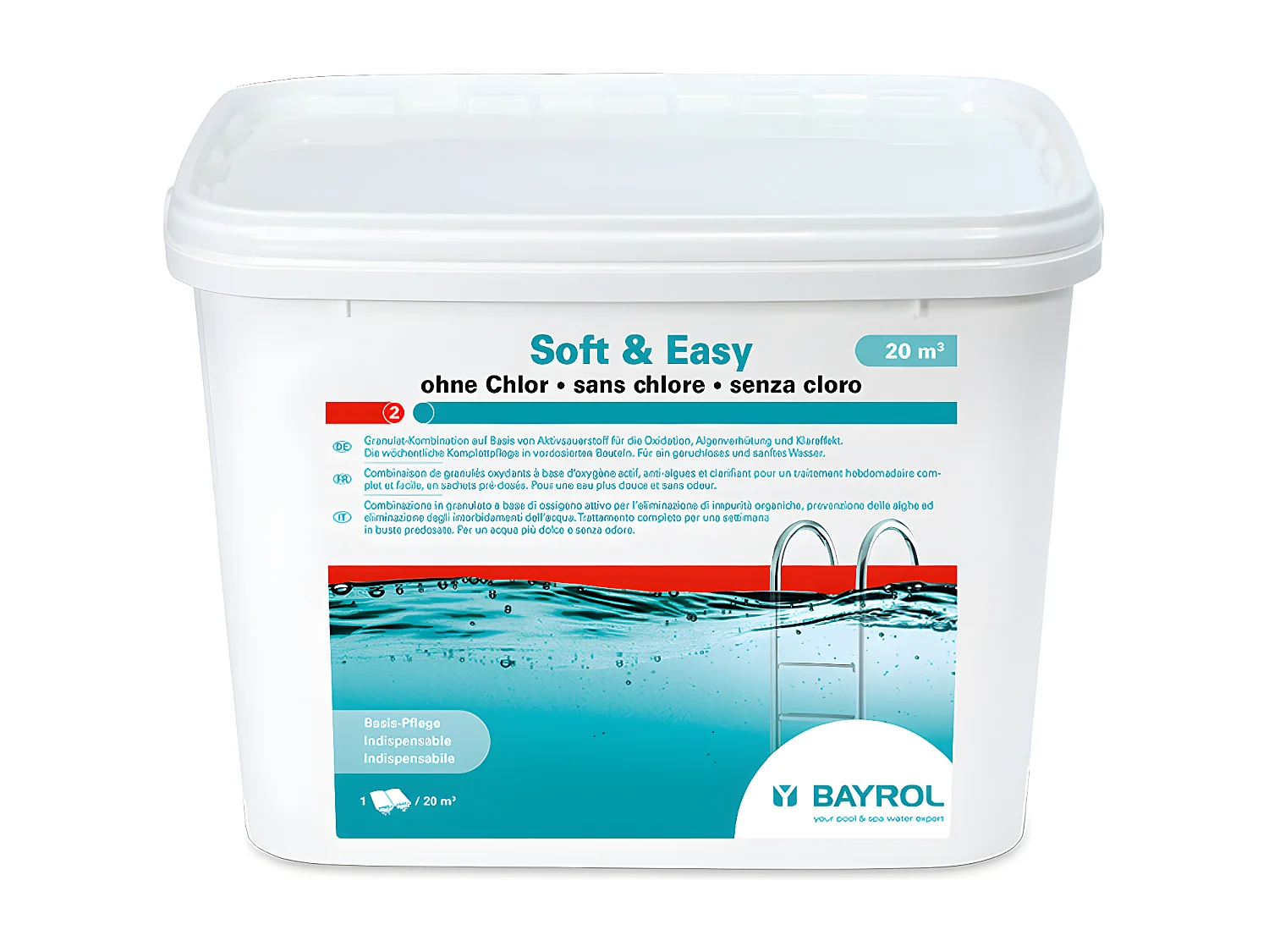 Bayrol Traitement complet à l'oxygène actif 4.48kg - soft & easy 20