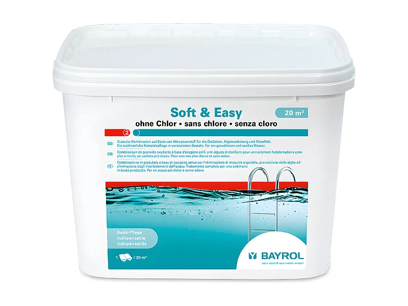 Bayrol Traitement complet à l'oxygène actif 4.48kg - soft & easy 20