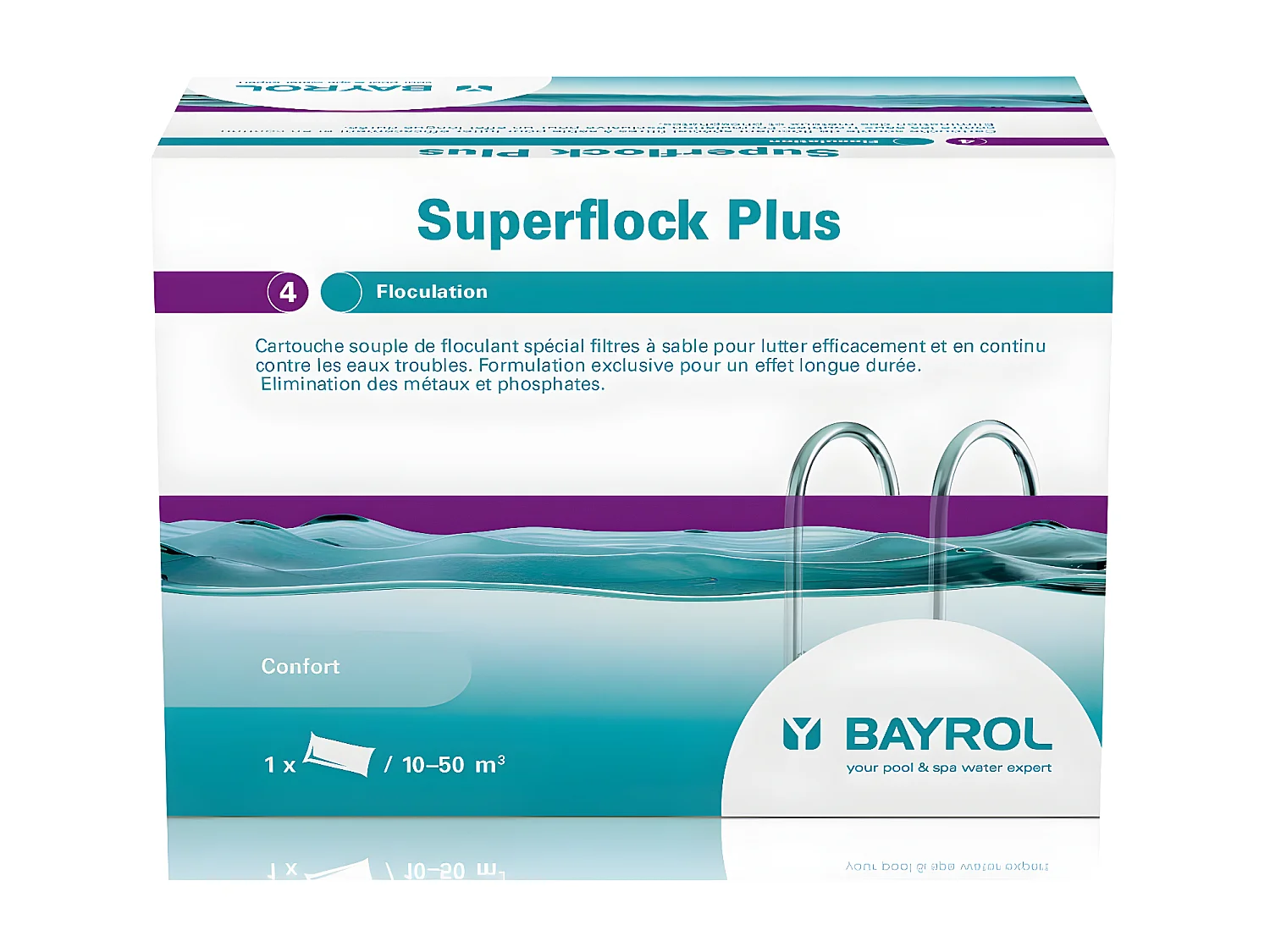 Floculant Superflock Plus 8 cartouches - Bayrol