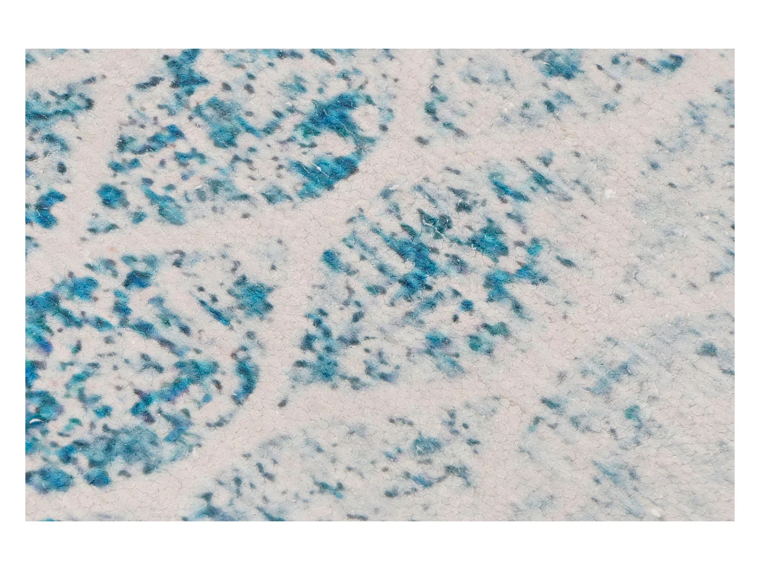 Tapis DKD Home Decor Bleu Coton Chenille (60 x 240 x 1 cm)