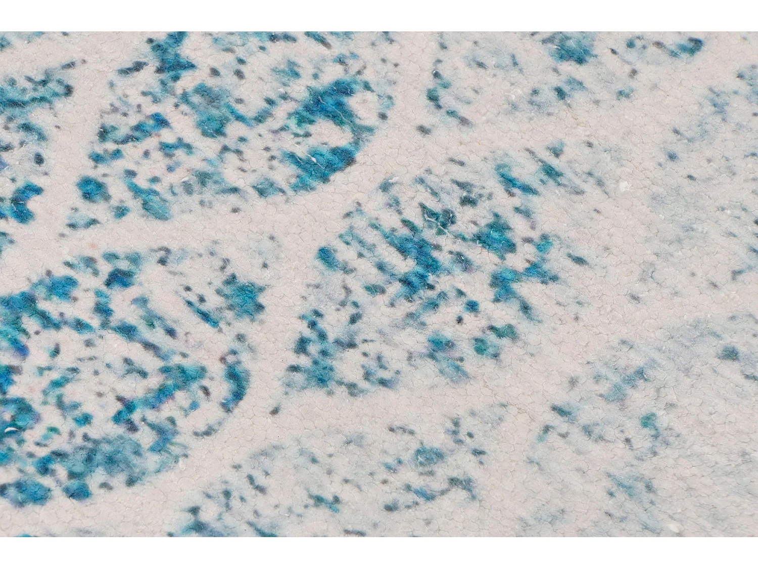 Tapis DKD Home Decor Bleu Coton Chenille (60 x 240 x 1 cm)