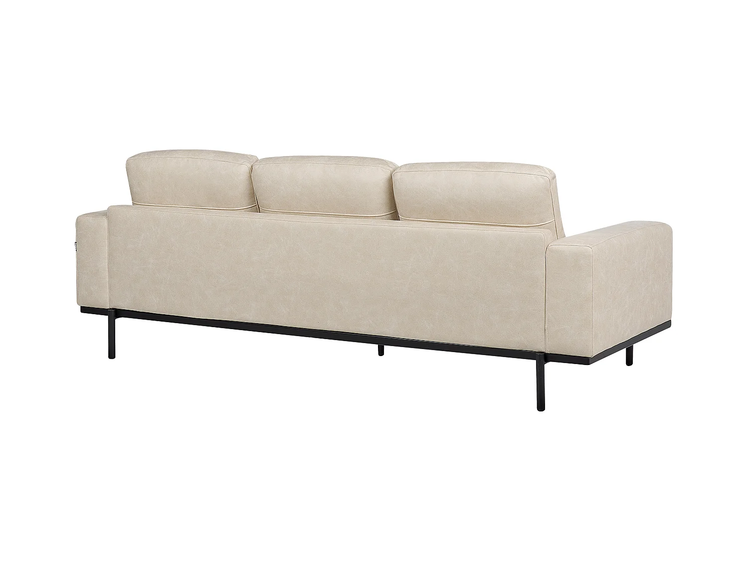 Bank SOVIK Stof Beige 3-zitter