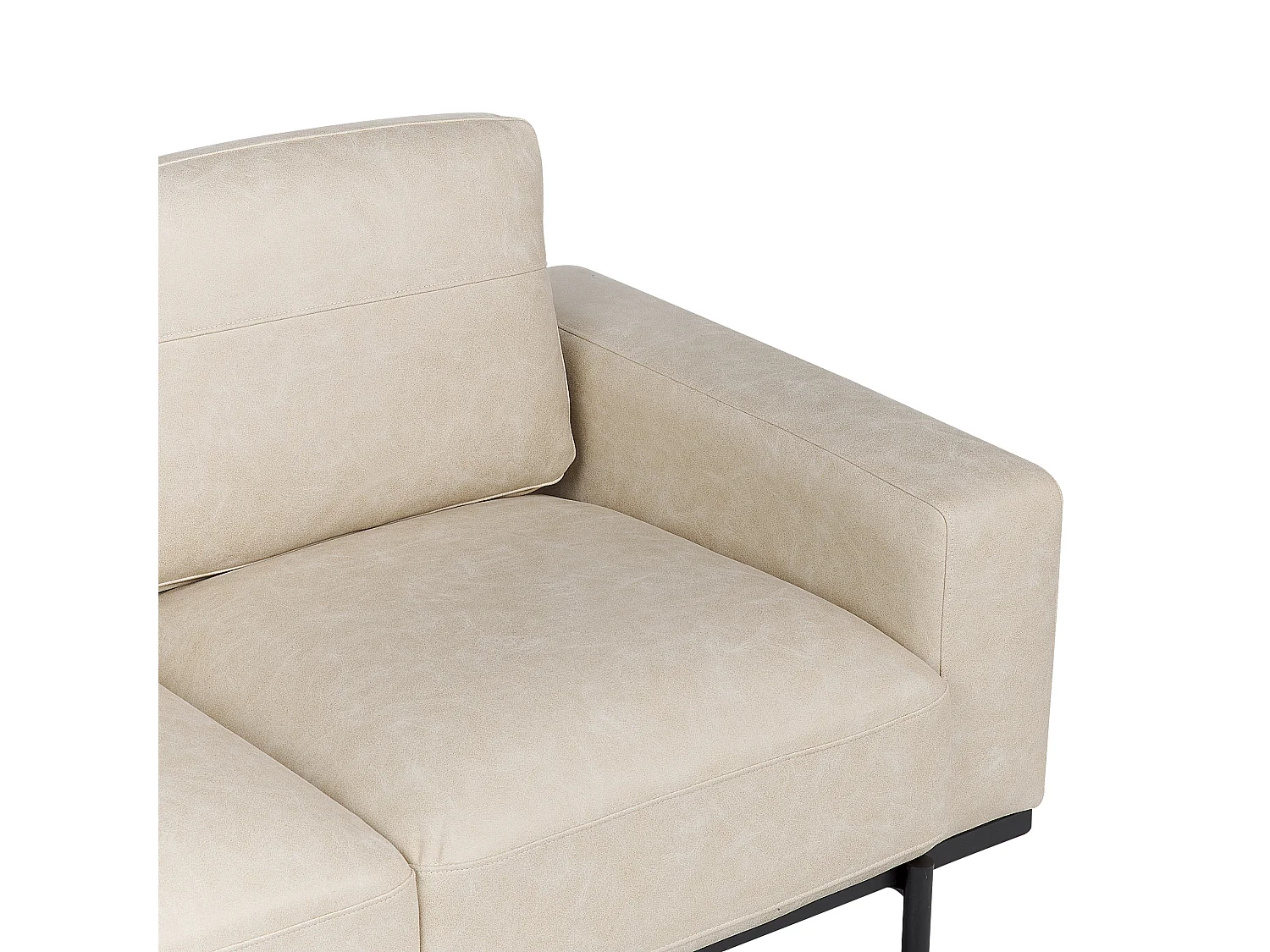 Bank SOVIK Stof Beige 3-zitter