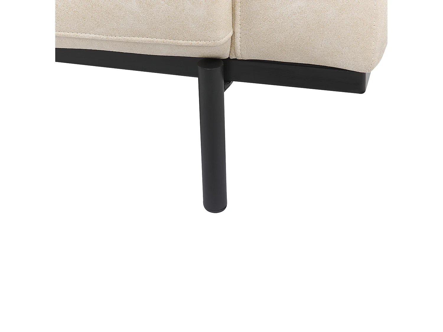 Canapé 3 places SOVIK Tissu Beige