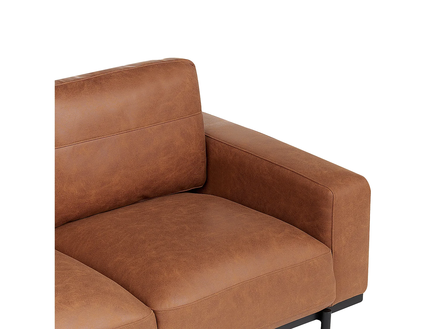 Canapé 3 places SOVIK Tissu Marron