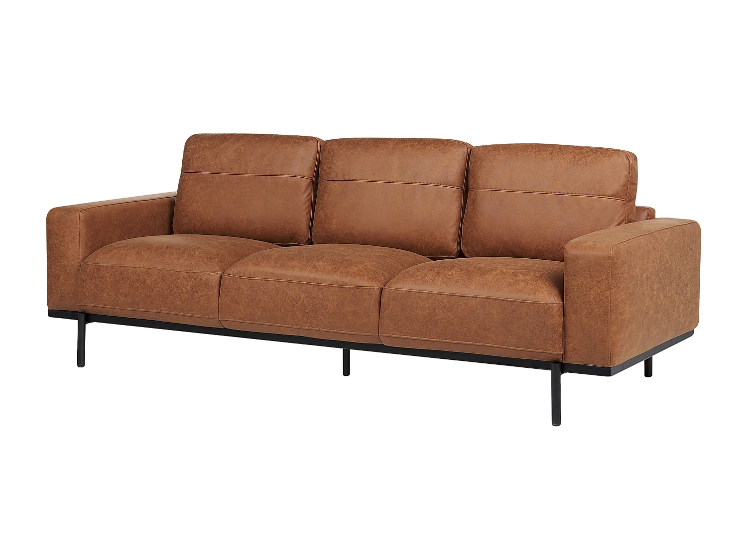 Sofa SOVIK Brązowy dla 3 osób