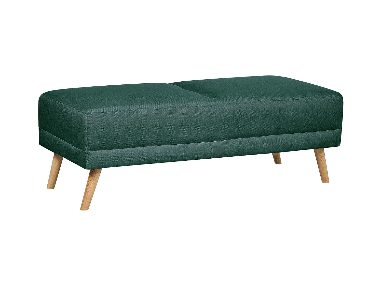 Ottoman FLORLI Tissu Vert foncé