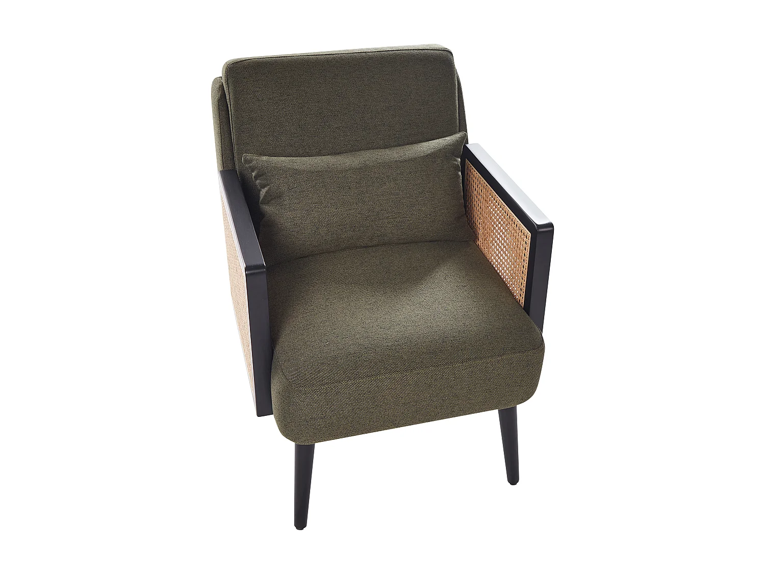 Sillón ORUM Tela Verde oscuro