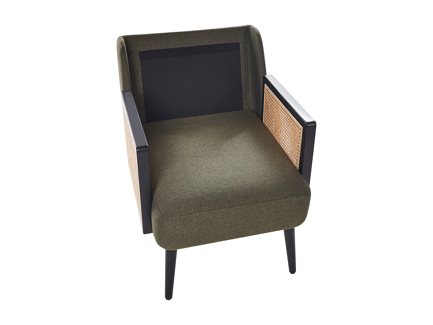 Fauteuil ORUM Tissu Vert foncé