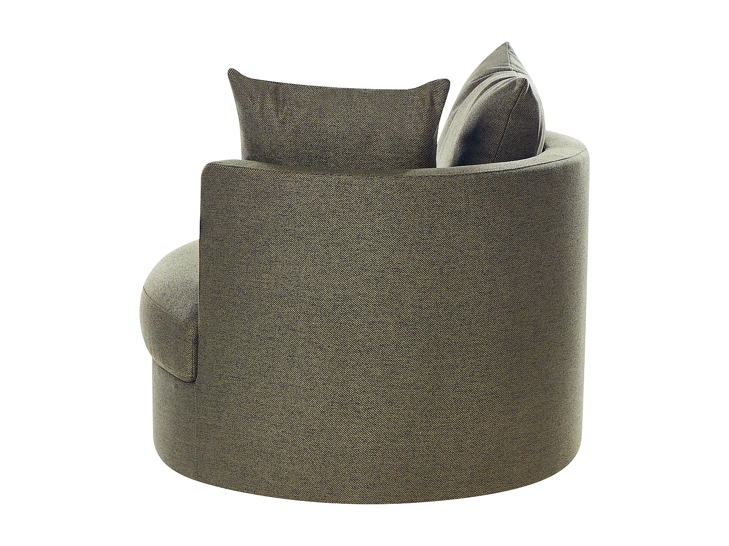 Fauteuil pivotant DALBY Tissu Vert foncé