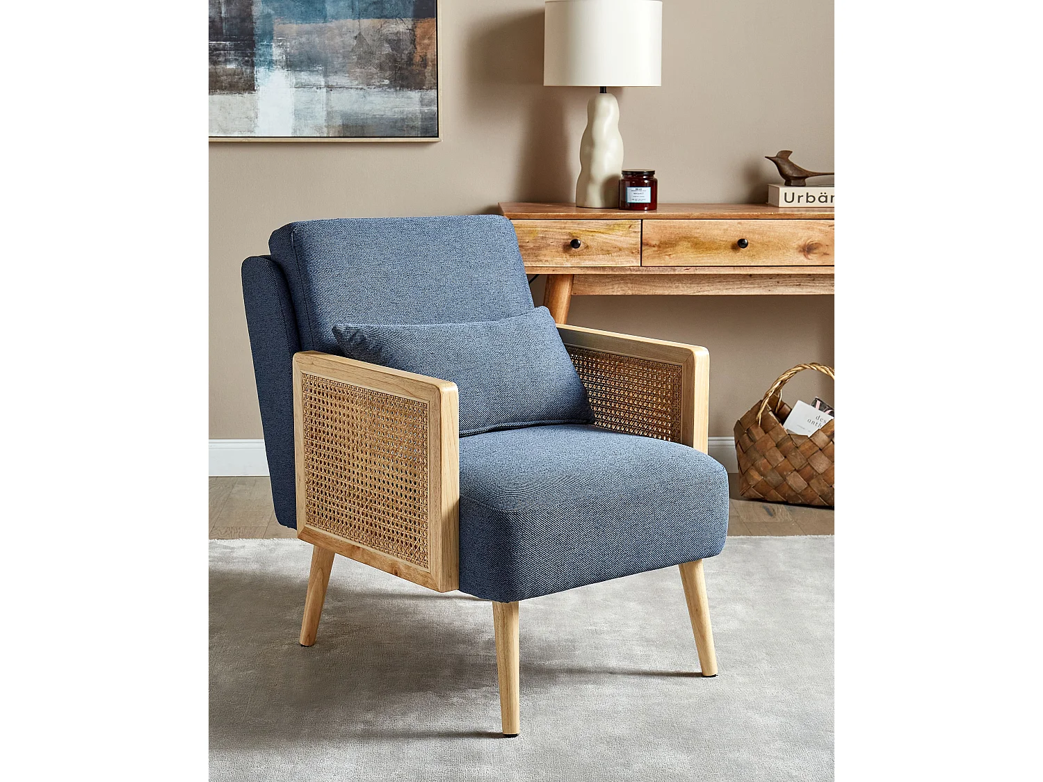 Poltrona ORUM Tessuto Blu