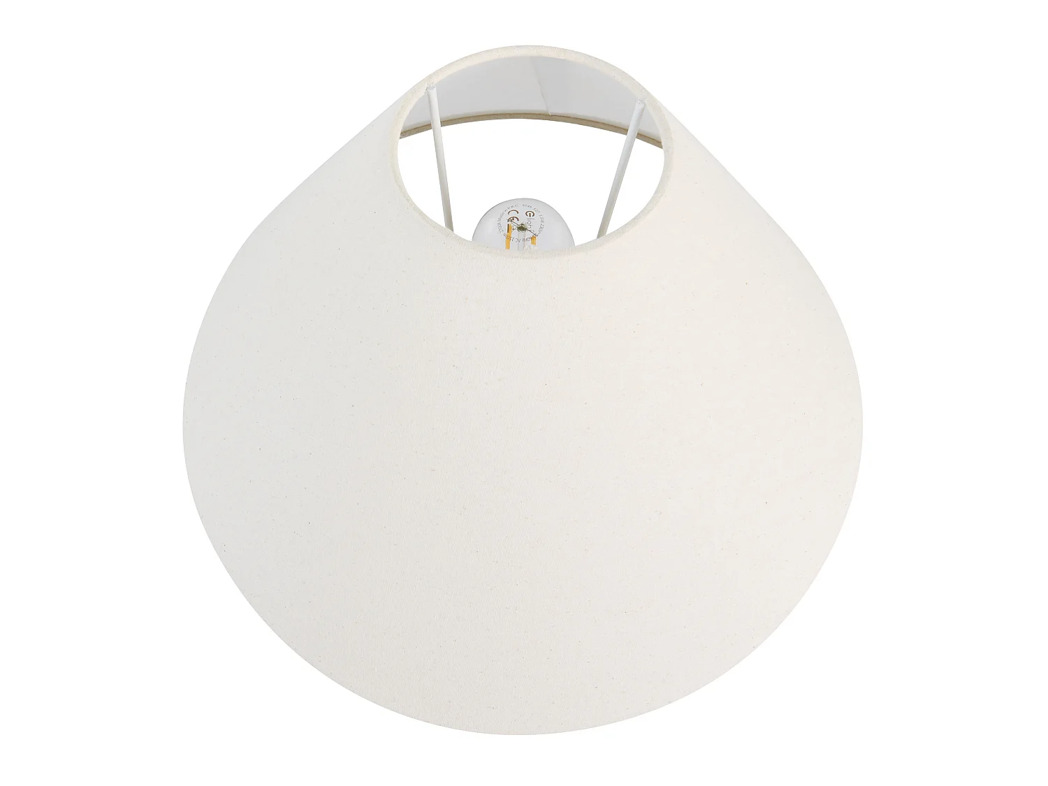Lampada da tavolo LUCHETTI Ceramica Nero/ Bianco