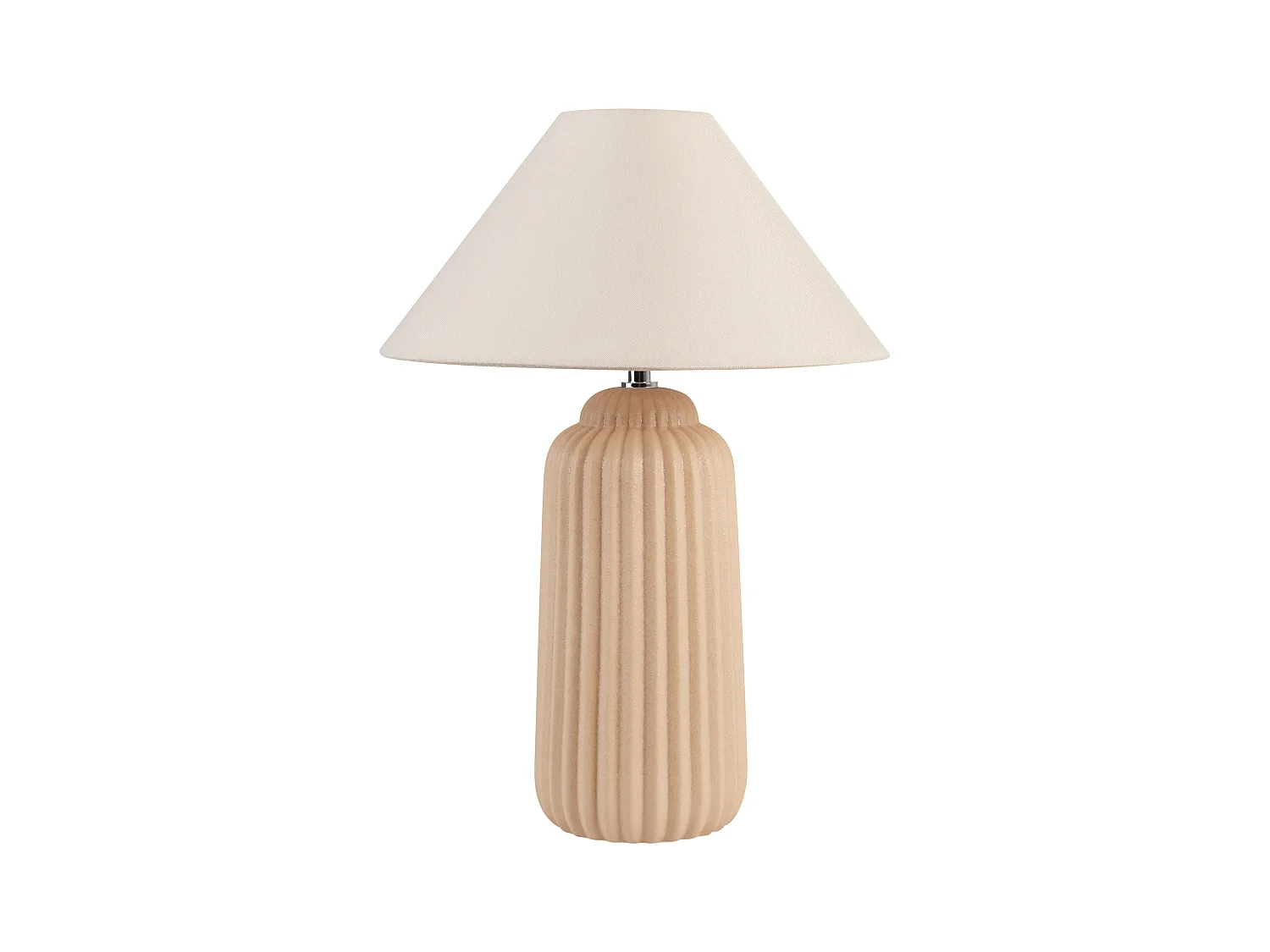 Lampe à poser NURIA Céramique Beige sable