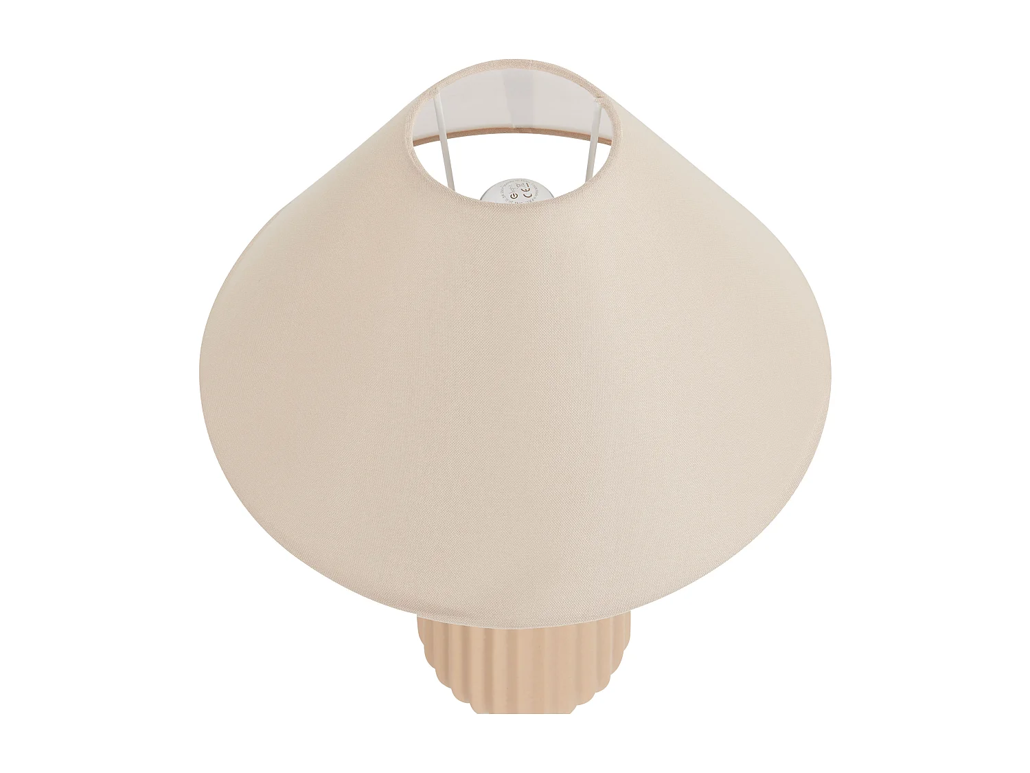 Lampe à poser NURIA Céramique Beige sable
