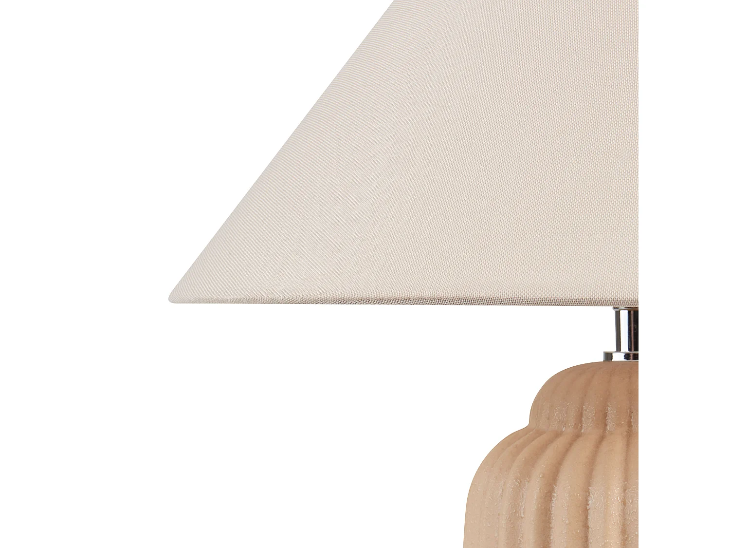 Lampe à poser NURIA Céramique Beige sable