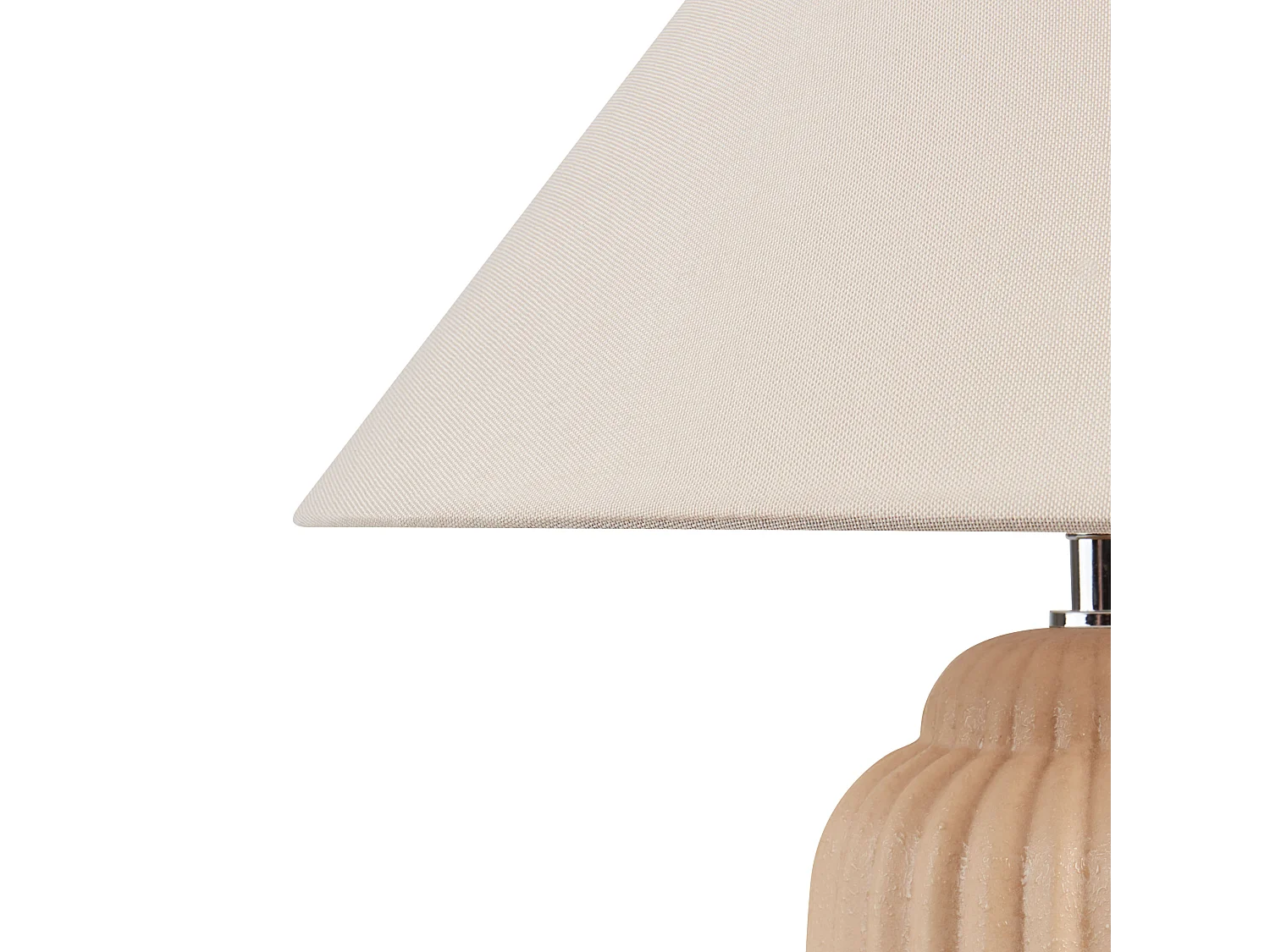 Lampe à poser NURIA Céramique Beige sable