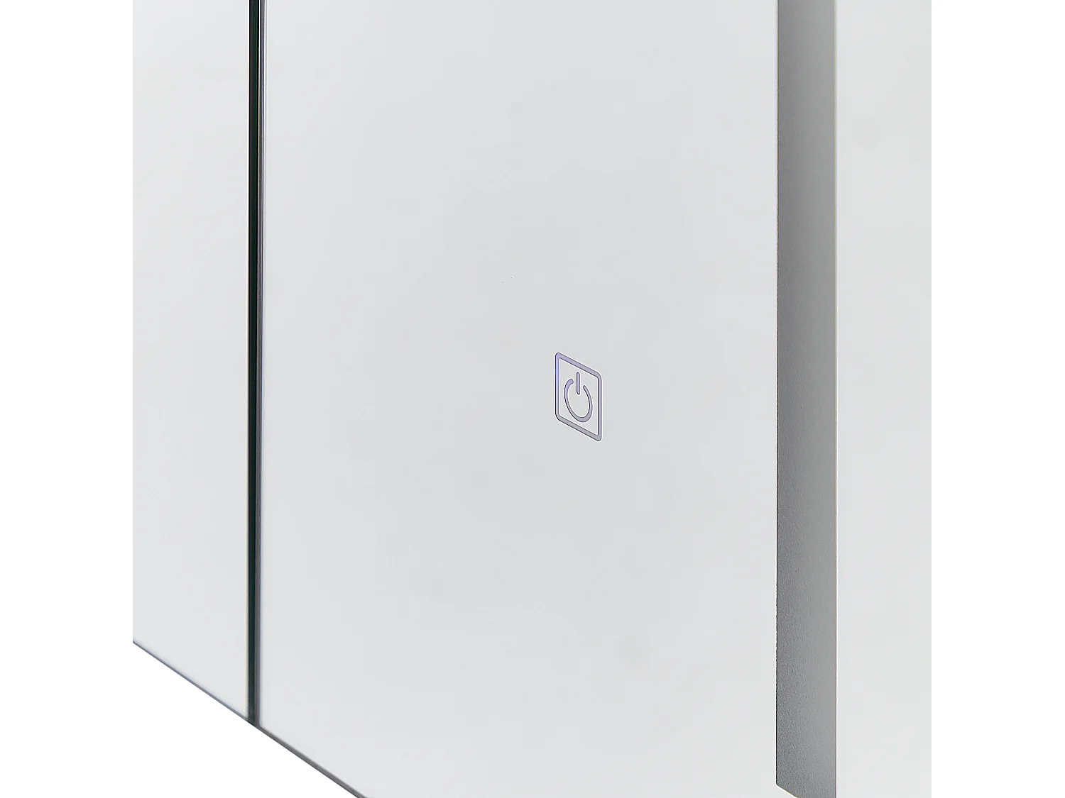 Armoire de toilette murale LED CHABUNCO 60 cm 60 cm Noir