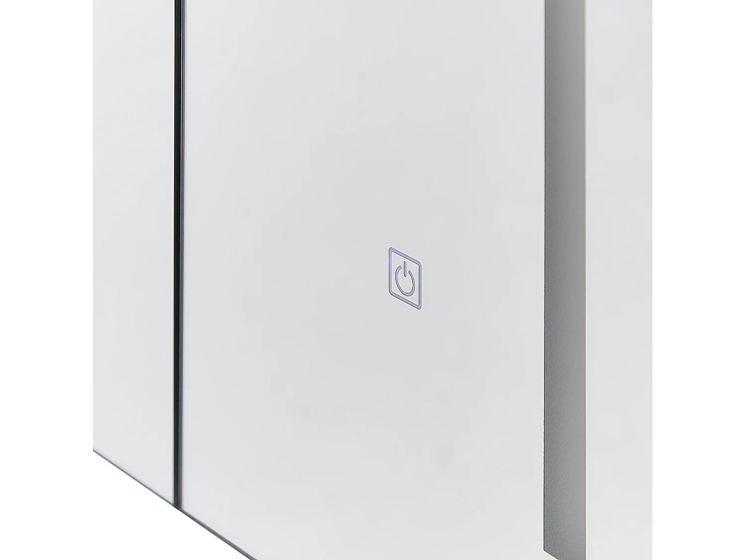 Armoire de toilette murale LED CHABUNCO 60 cm 60 cm Noir