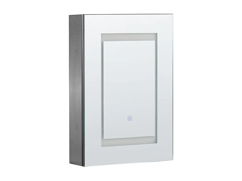 Armoire de toilette murale LED MALASPINA 40 cm 60 cm Noir