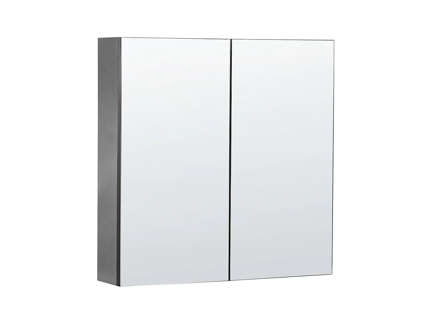 Armoire de toilette murale NAVARRA 60 cm 60 cm Noir