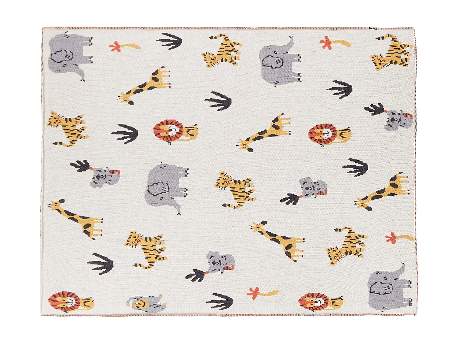 Couverture SAMEO Coton 130 x 170 cm Multicolore