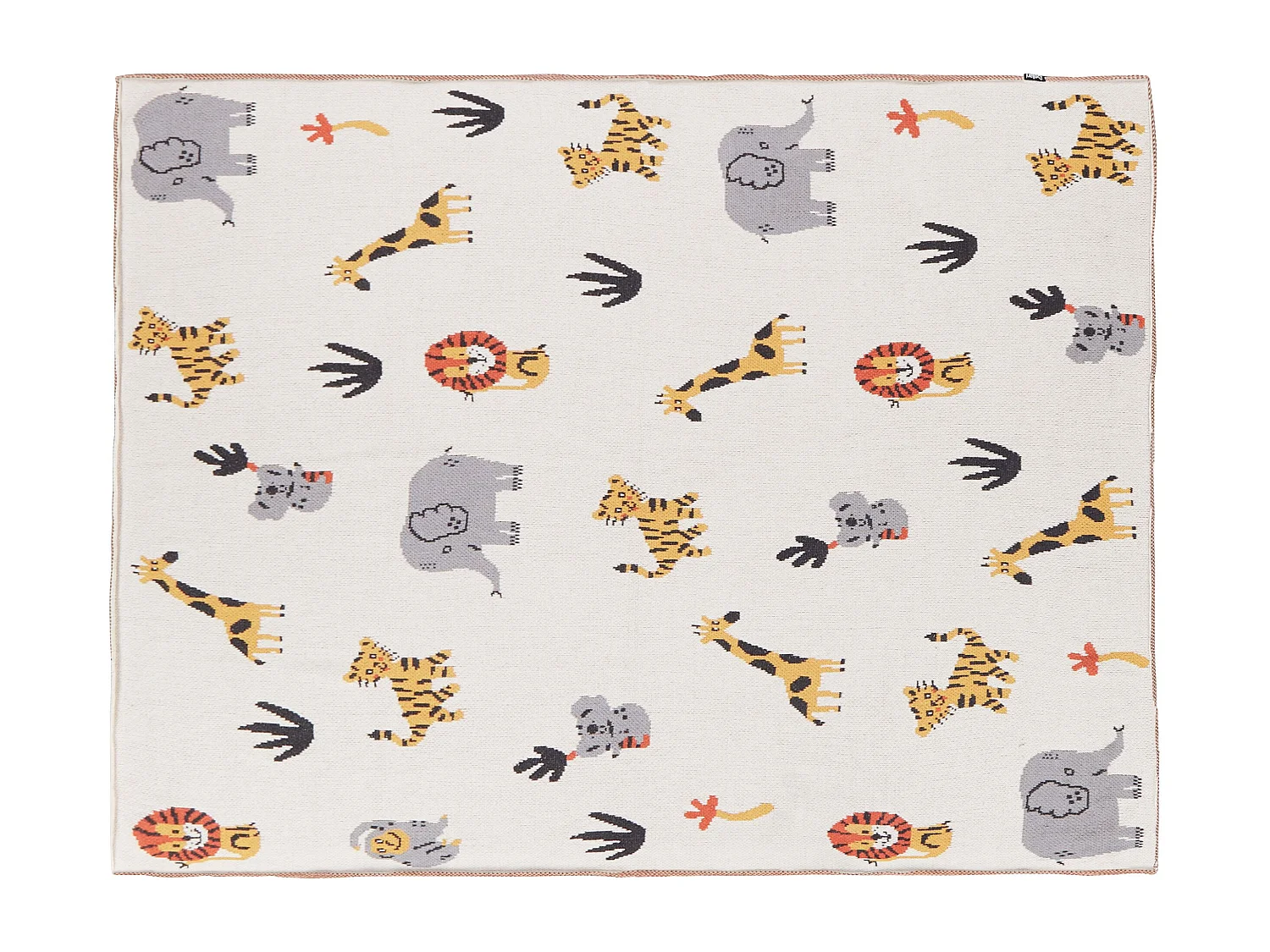 Couverture SAMEO Coton 130 x 170 cm Multicolore