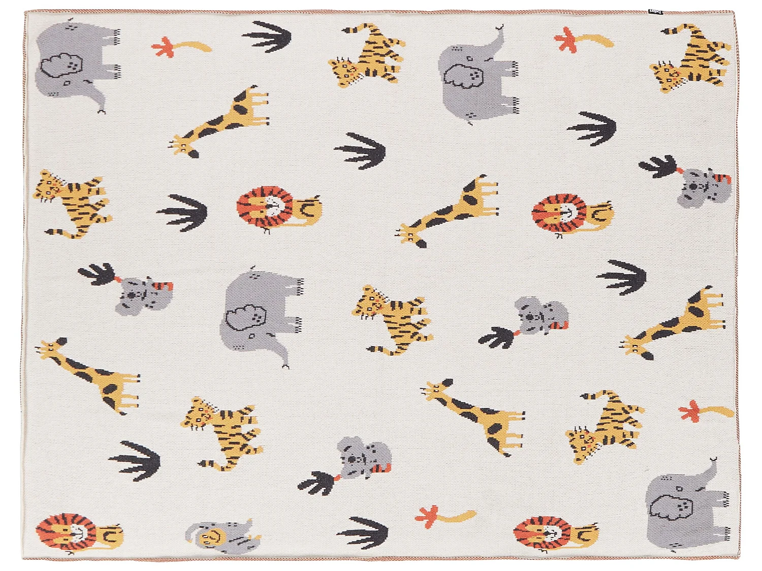 Couverture SAMEO Coton 130 x 170 cm Multicolore
