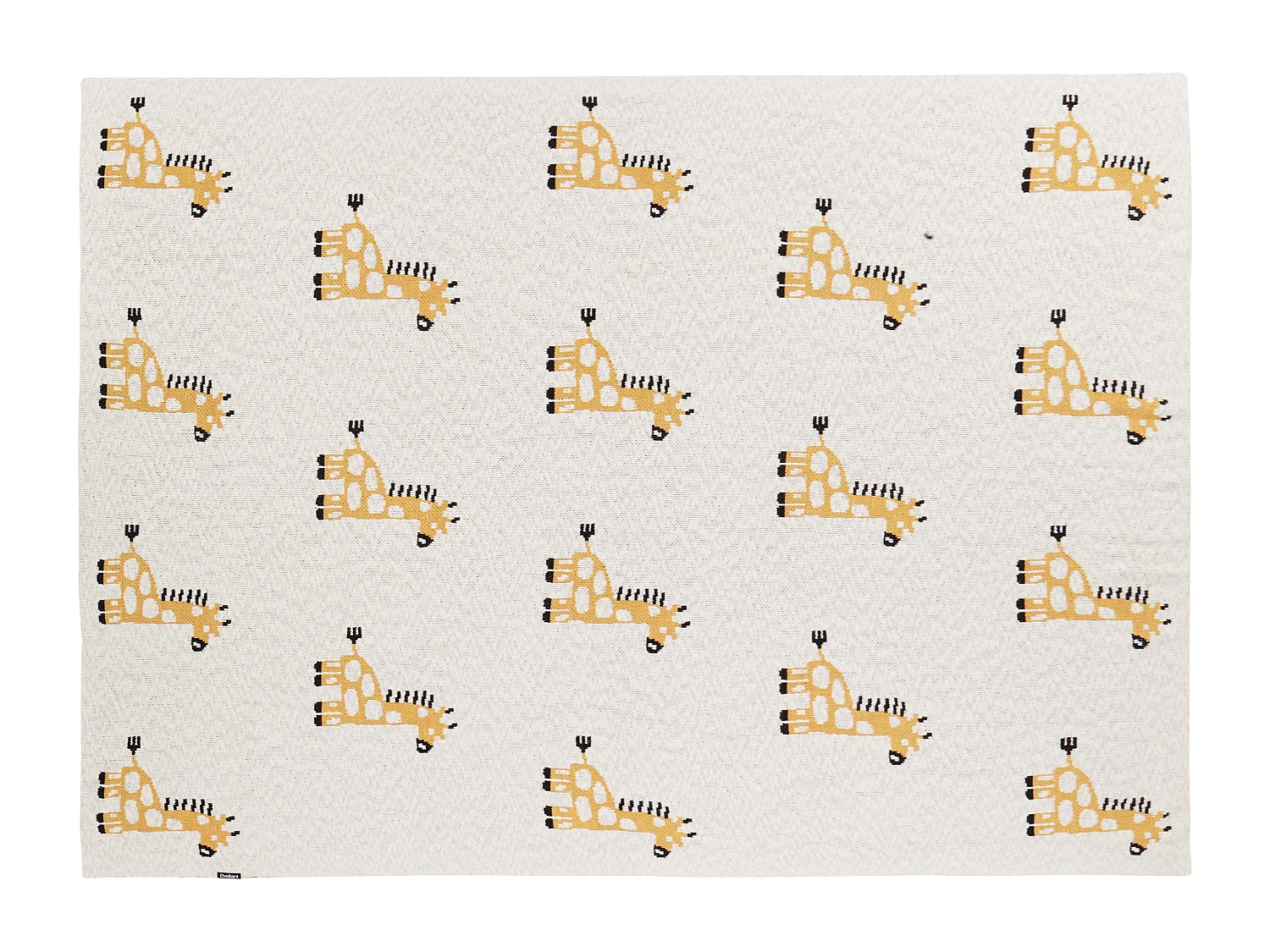 Manta CHILARI Algodão 130 x 170 cm Creme