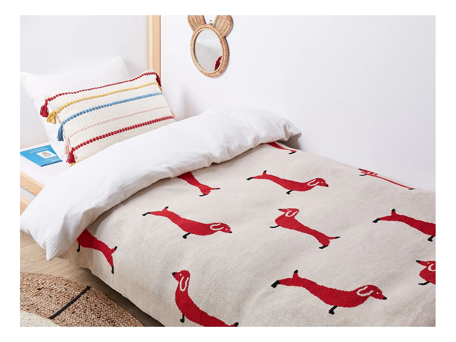 Couverture REERH Coton 130 x 170 cm Beige