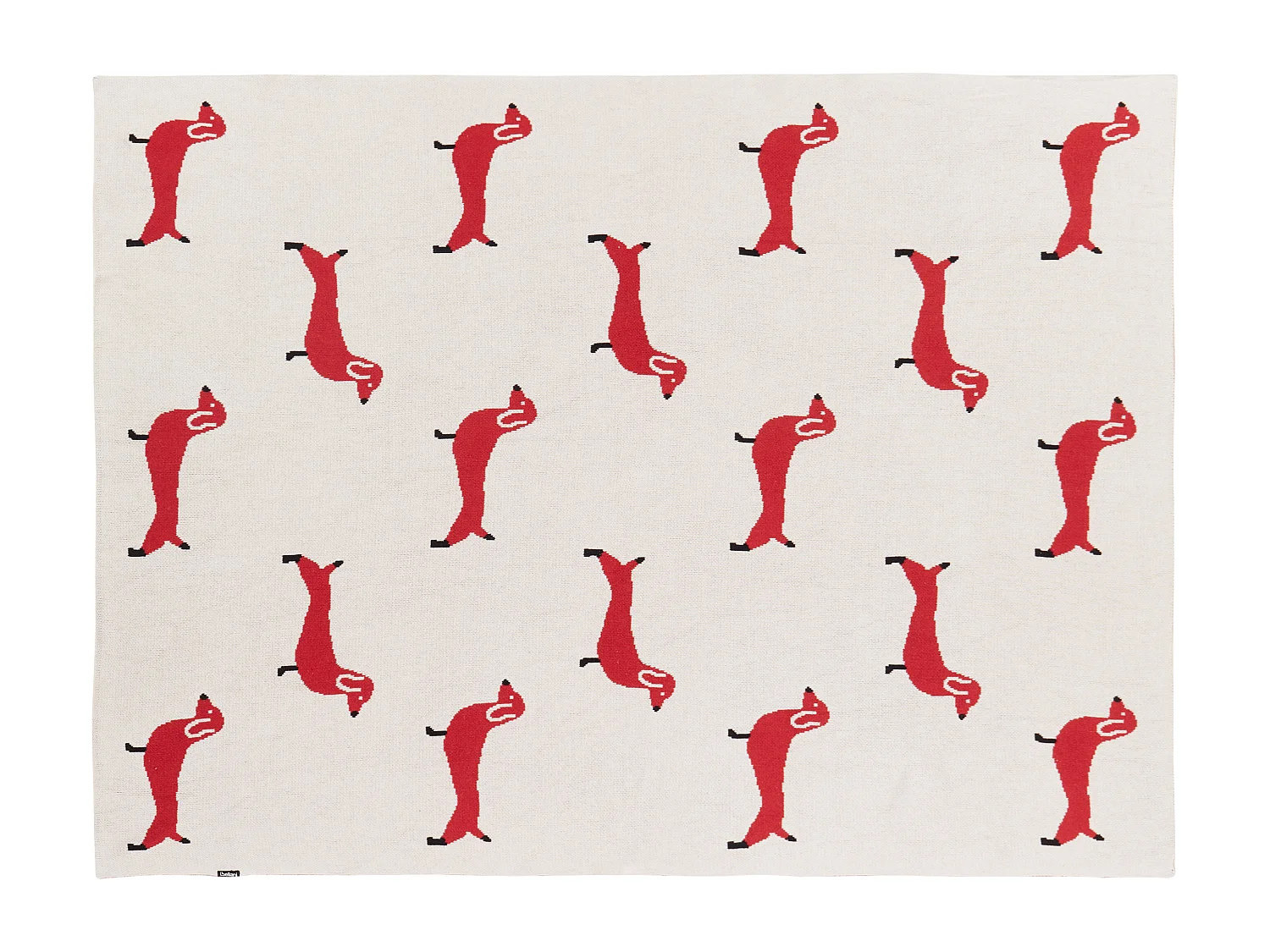 Plaid REERH Katoen 130 x 170 cm Beige