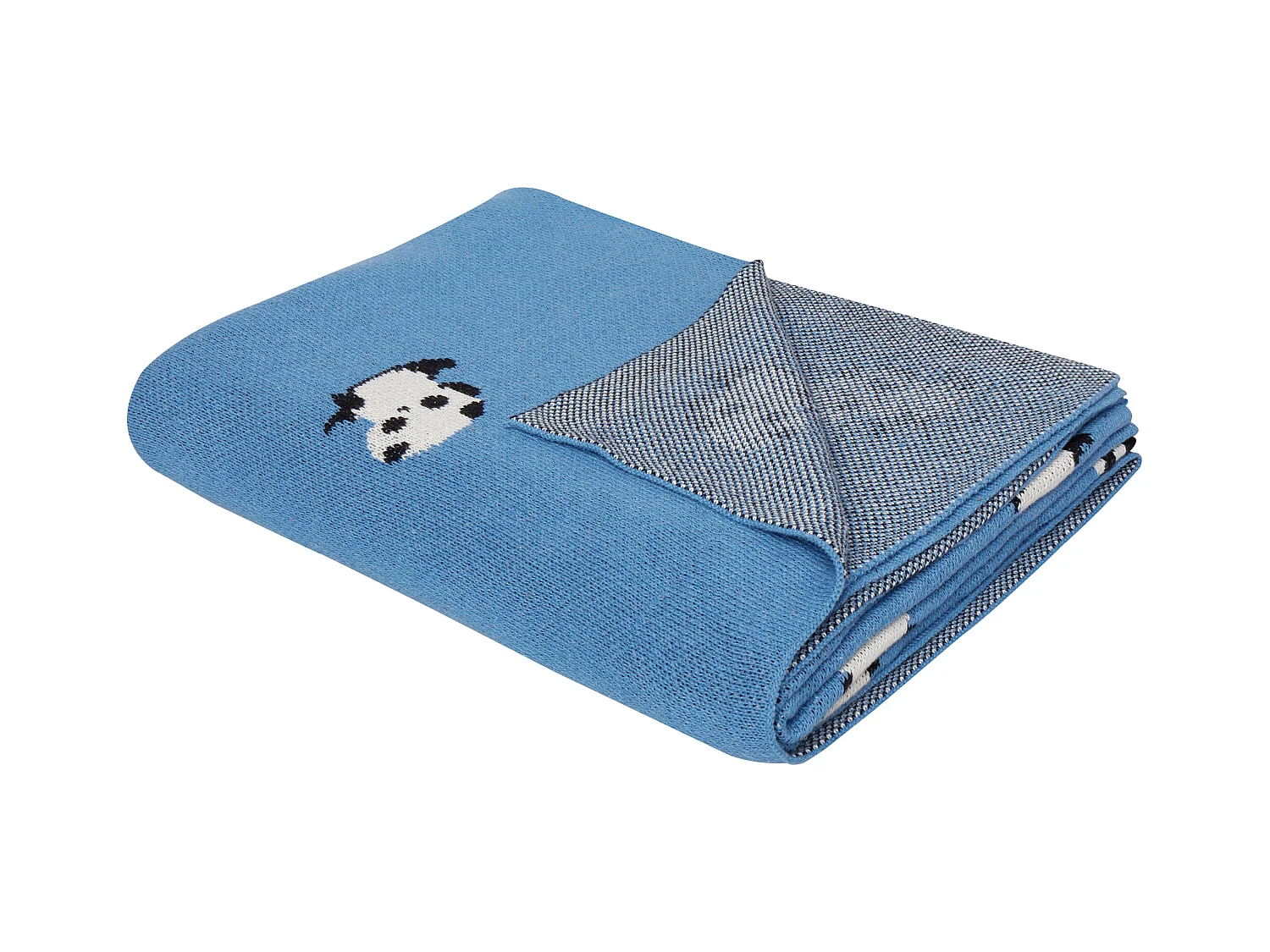 Couverture TALOKAN Coton 130 x 170 cm Bleu
