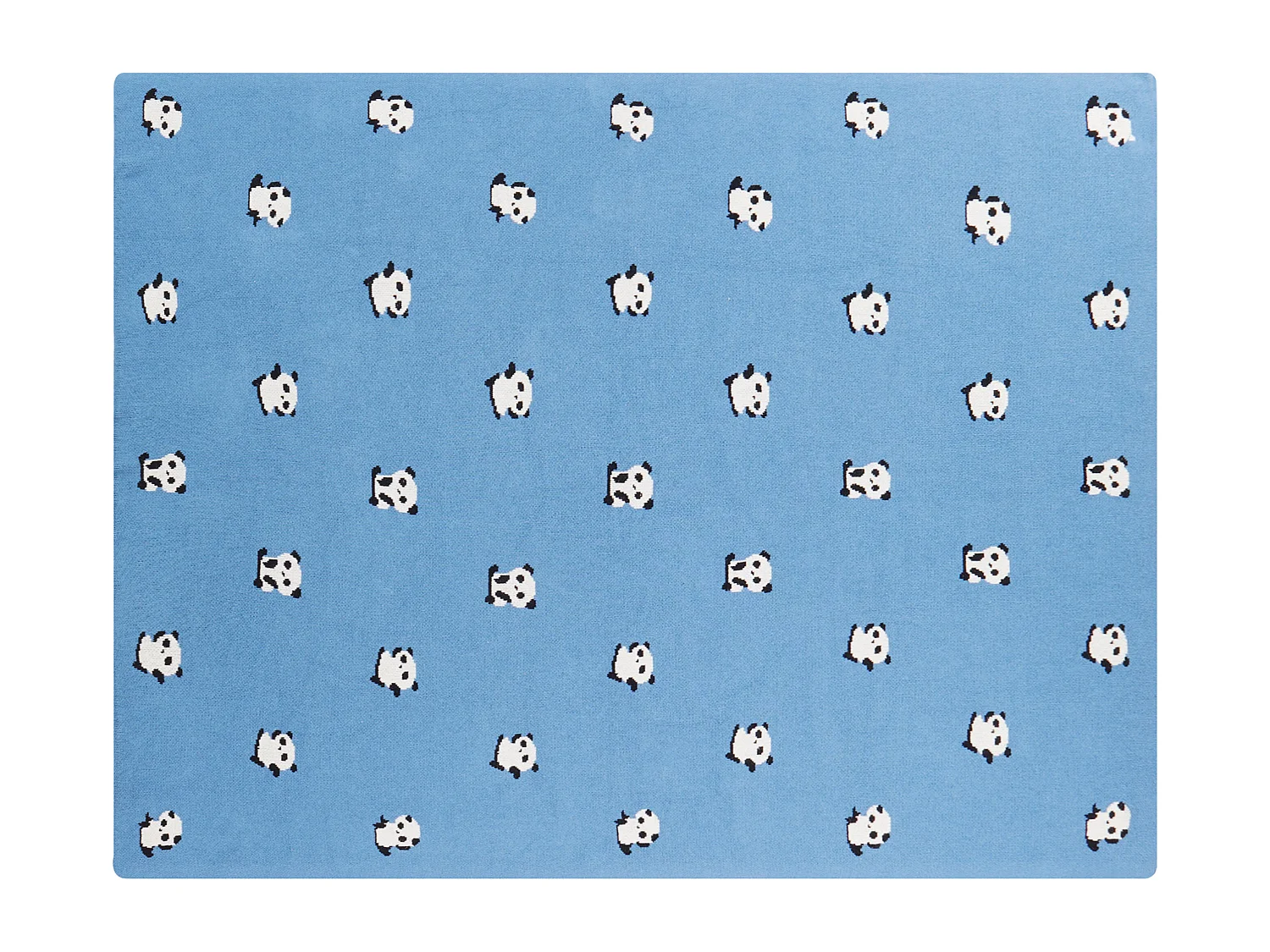 Plaid TALOKAN Katoen 130 x 170 cm Blauw