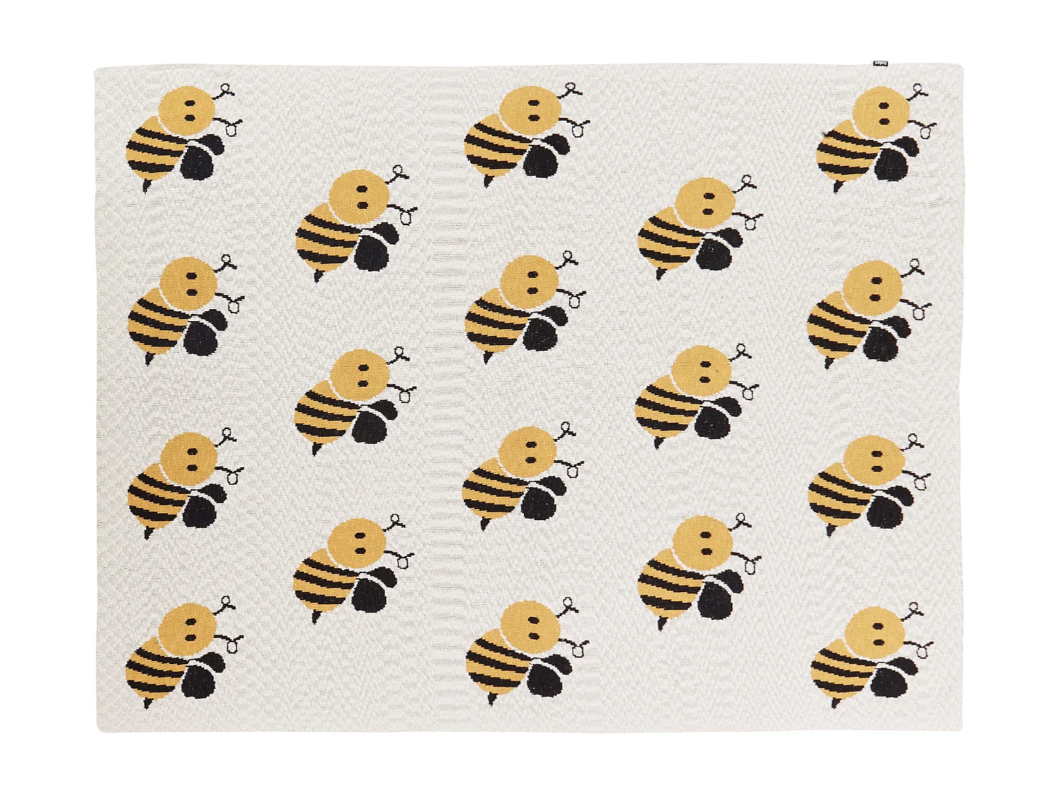 Couverture DRAGAN Coton 130 x 170 cm Beige clair