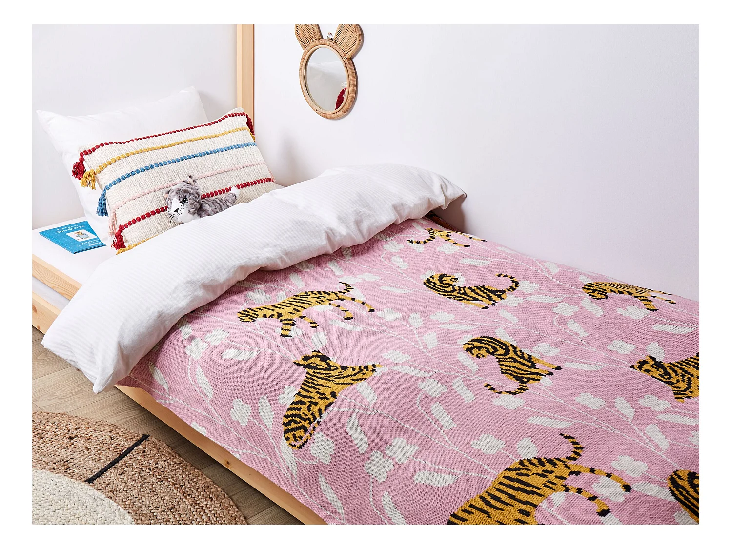 Couverture NERAI Coton 130 x 170 cm Multicolore