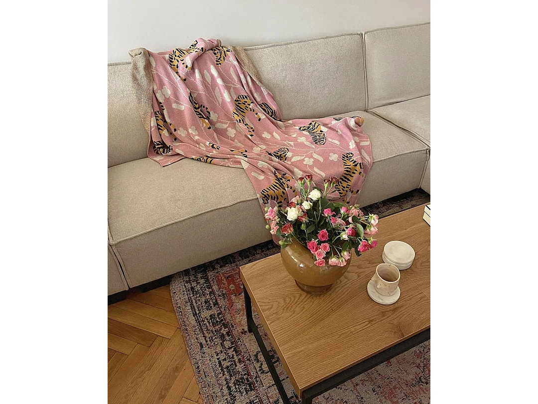 Plaid NERAI Katoen 130 x 170 cm Multicolor