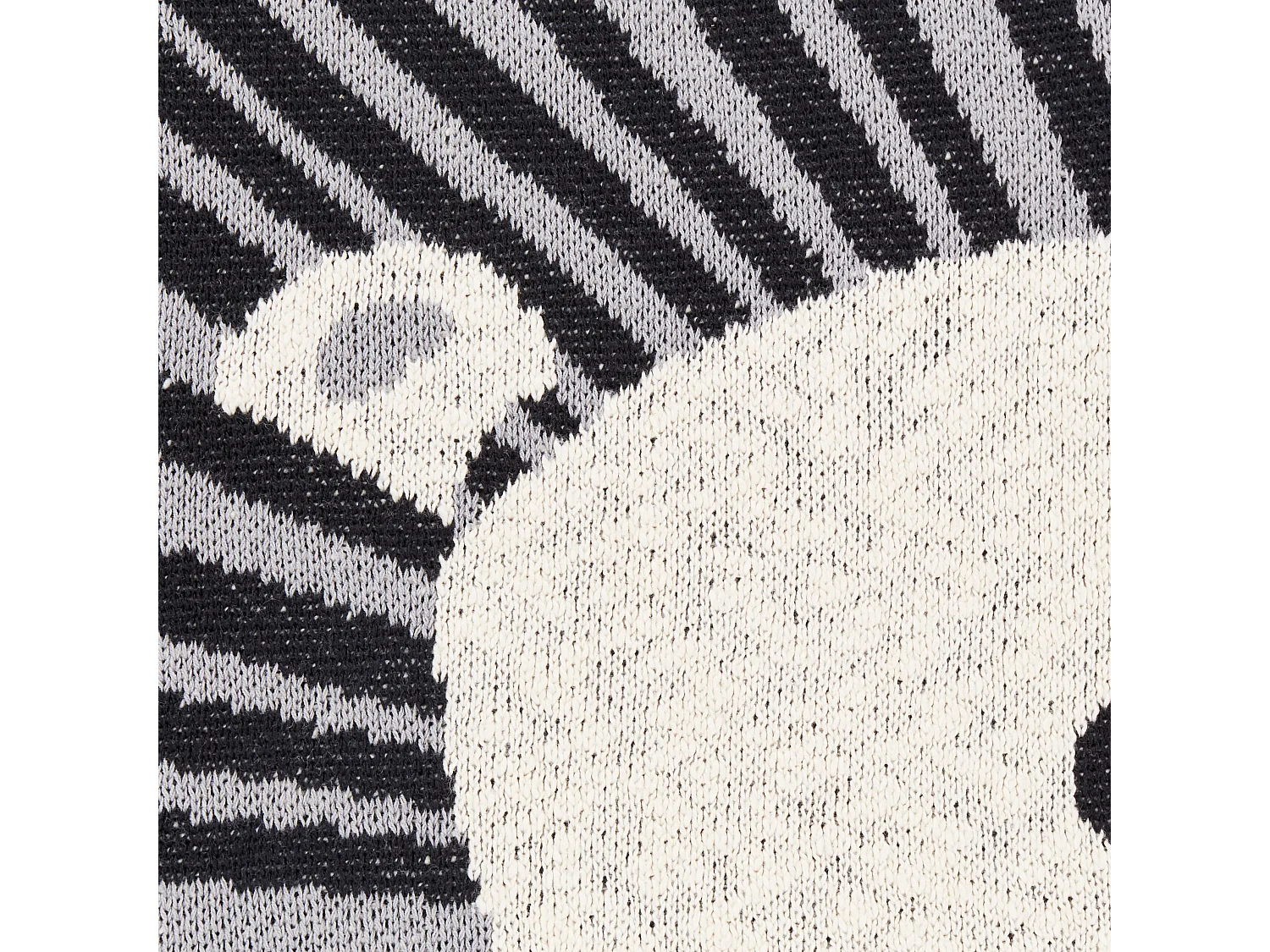 Kuscheldecke MATTA Baumwolle 130 x 170 cm Grau