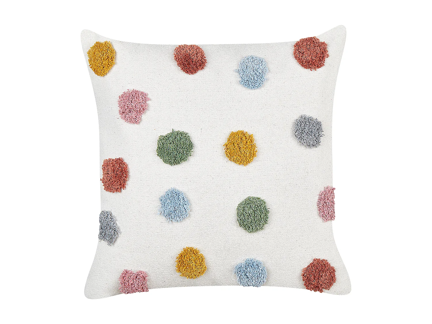 Lot de 2 coussins décoratifs WALLFLOWER Coton 45 x 45 cm Blanc