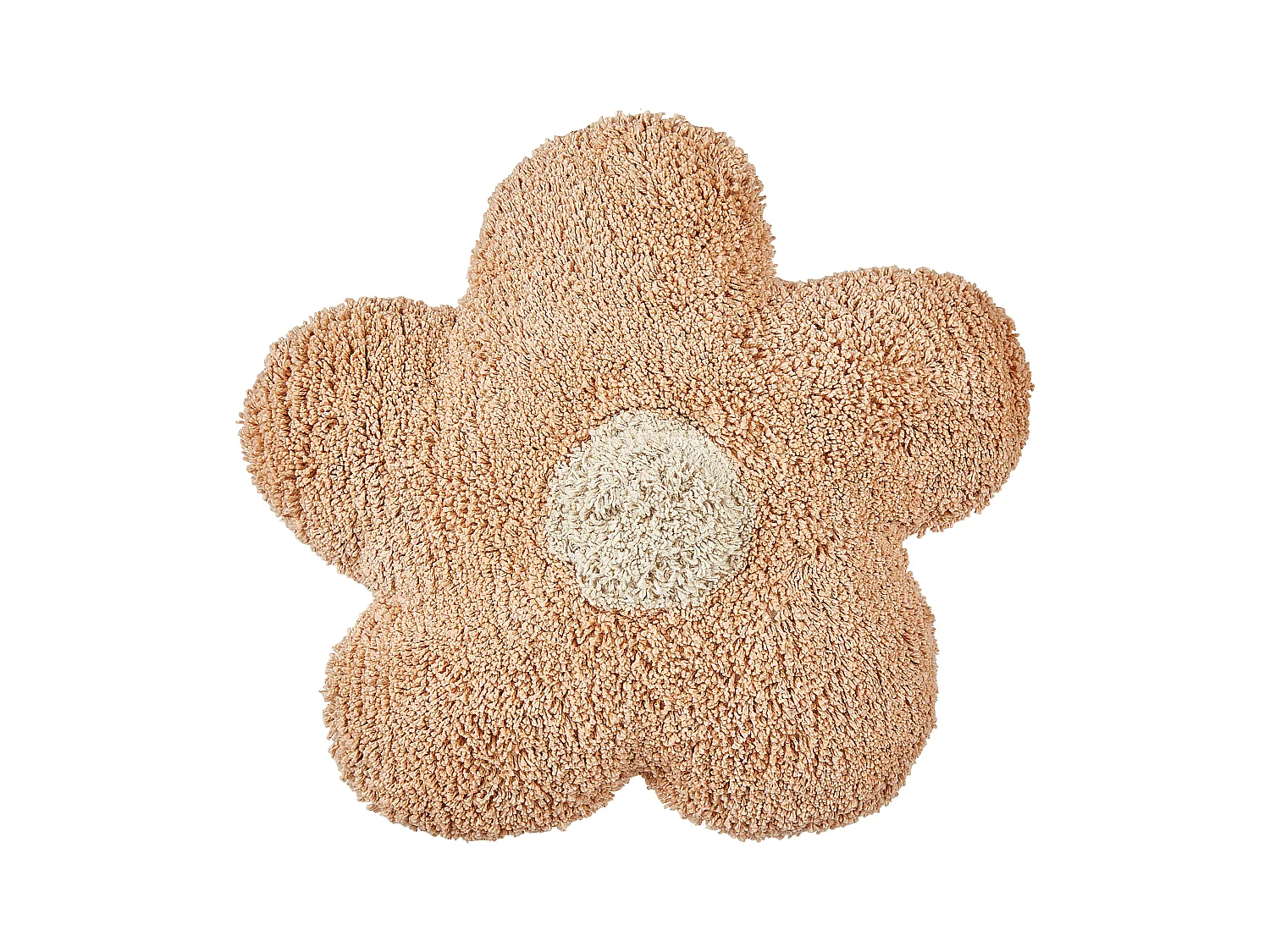 Lot de 2 coussins décoratifs SORREL Coton 30 x 30 cm Rose pêche Fleur