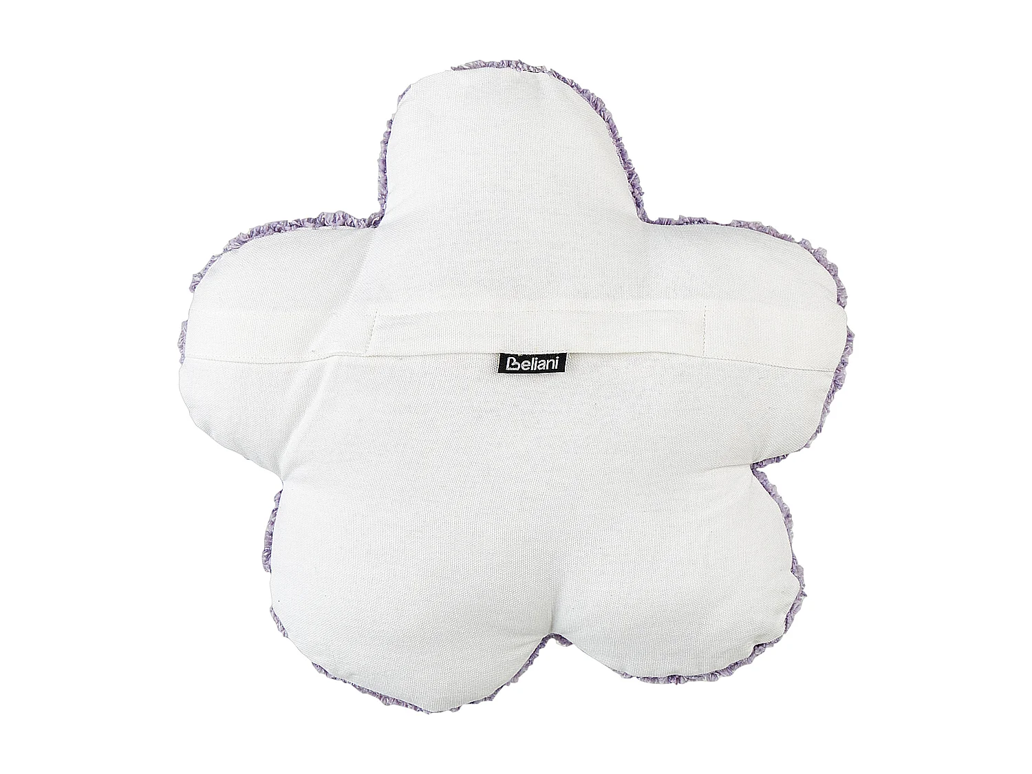 Sierkussen set van 2 bloemenvorm violet 30 x 30 cm SORREL