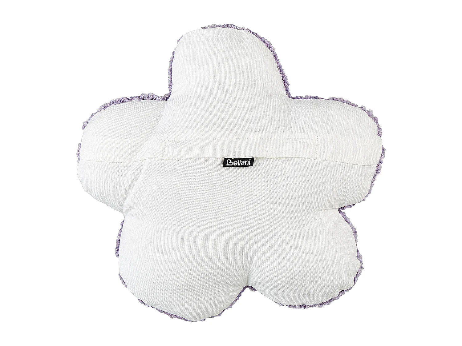 Set of 2 Decorative Cushions SORREL Cotton 30 x 30 cm Violet Flower