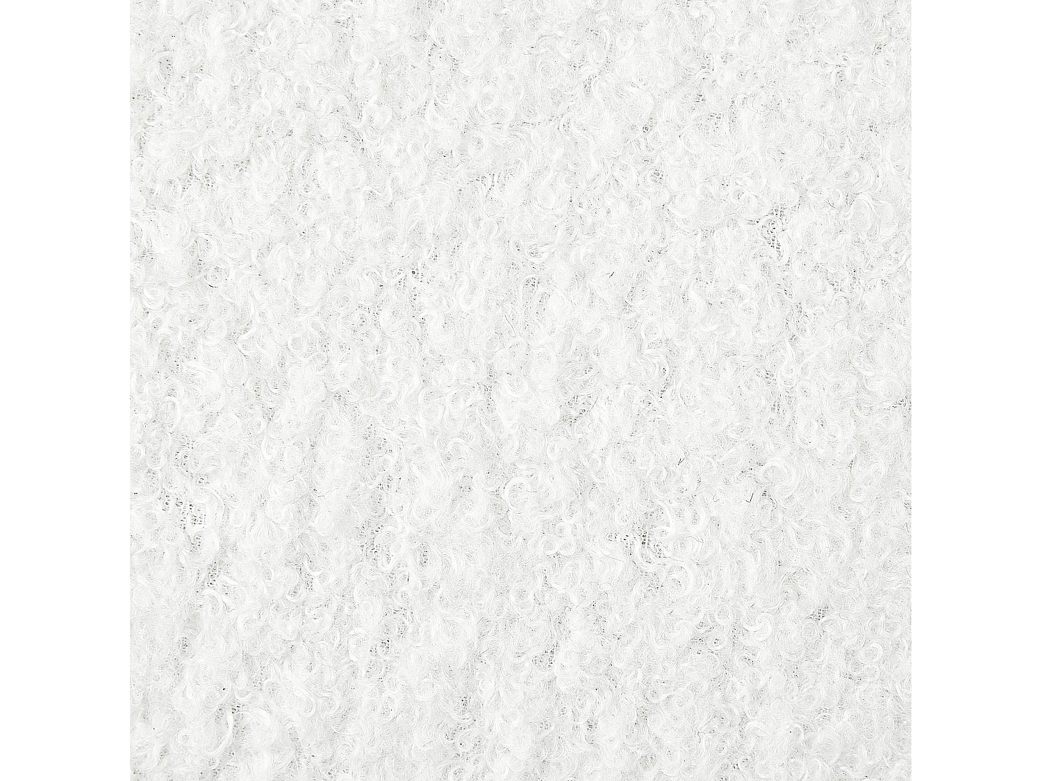 Set di 2 cuscini RUTABAGA Bouclé 30 x 30 cm Bianco Tinta unita