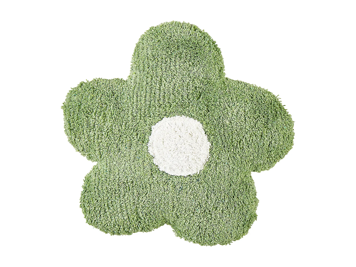 2 bawełniane poduszki dekoracyjne dla dzieci kwiaty 30 x 30 cm zielone SORREL