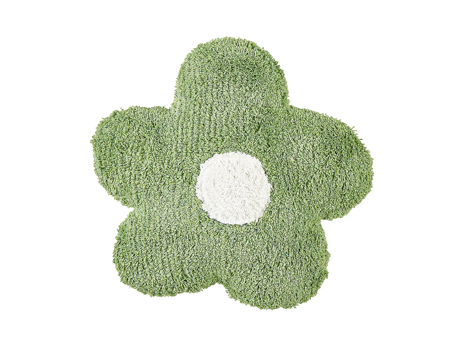 Set of 2 Decorative Cushions SORREL Cotton 30 x 30 cm Green Flower