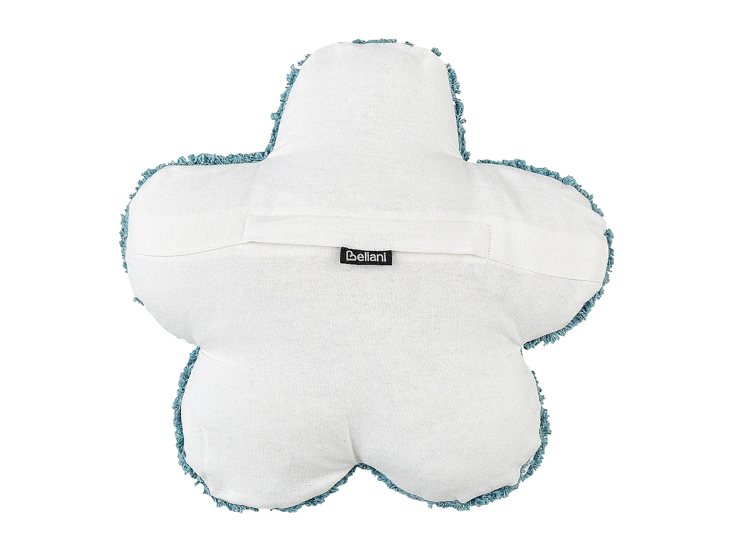 Set of 2 Decorative Cushions SORREL Cotton 30 x 30 cm Blue Flower