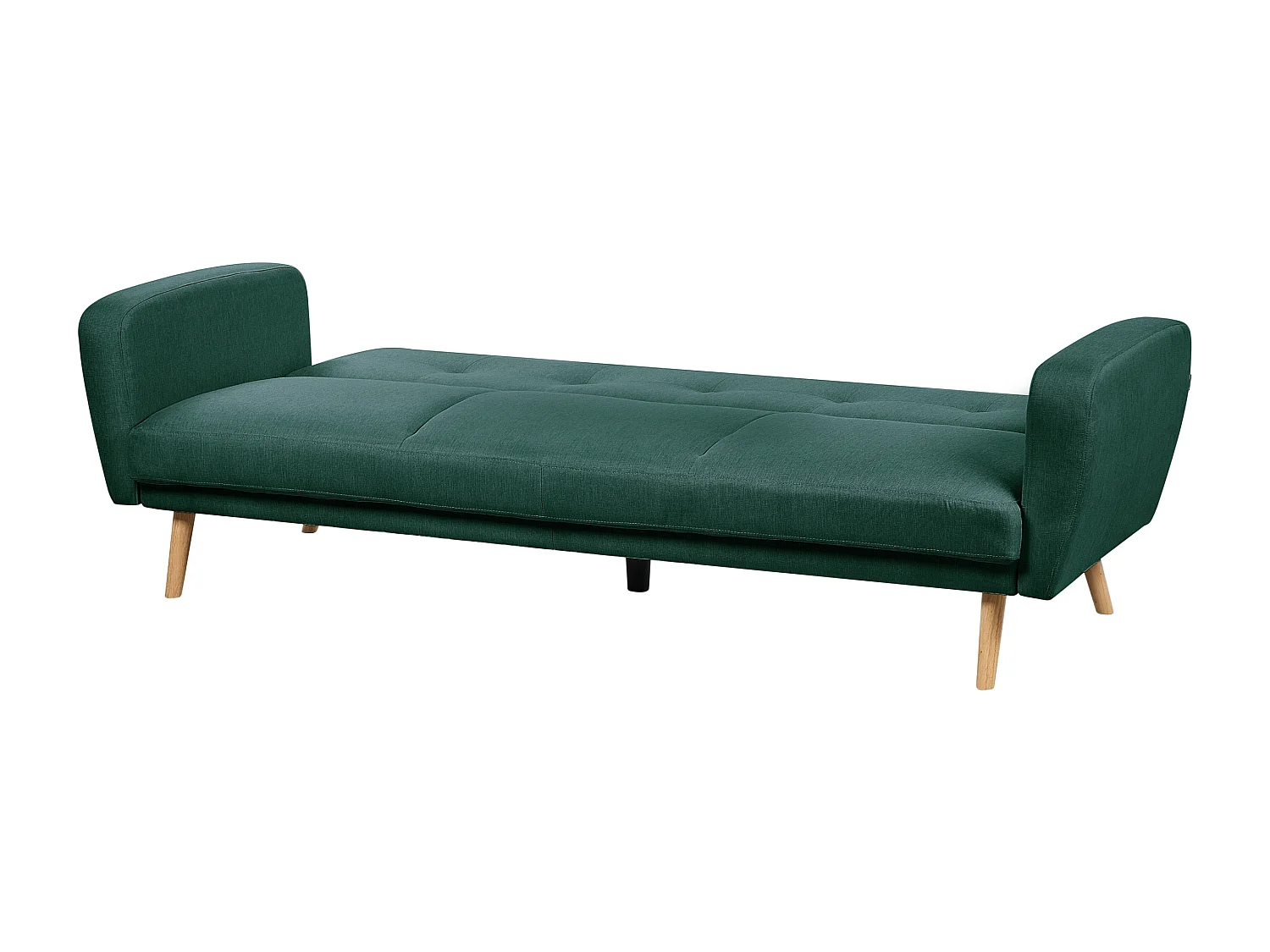 Slaapbank FLORLI Stof Donkergroen 3-zitter