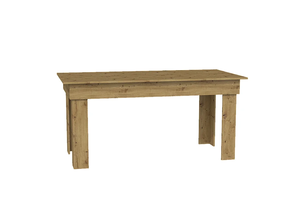 RHEA - Tavolo da pranzo cucina soggiorno 160x80x75cm - Tavolo da pranzo moderno in stile scandinavo per 6 persone - Artisan