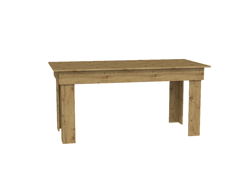 RHEA - Esstisch Küche Wohnzimmer 160x80x75cm - Esstisch für 6 Personen modern skandinavischer Stil - Handwerker