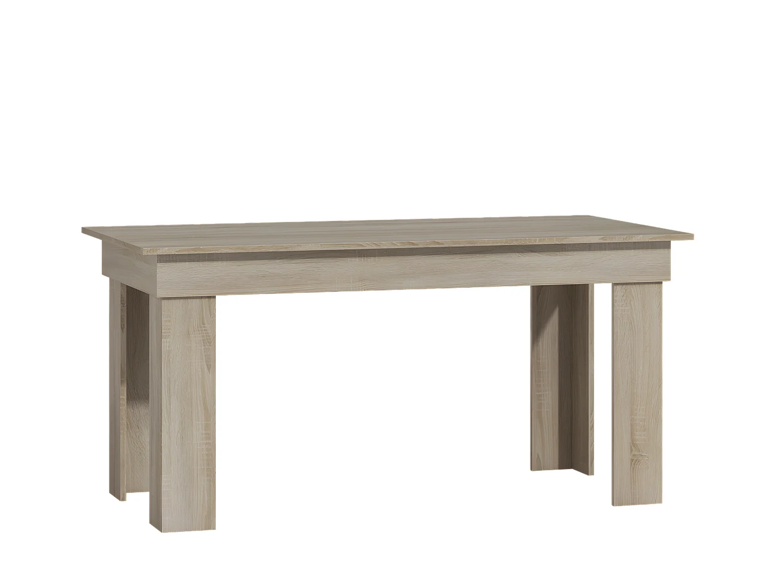 RHEA - Table à manger cuisine séjour 160x80x75cm - Table à diner pour 6 personnes moderne style scandinave - Sonama